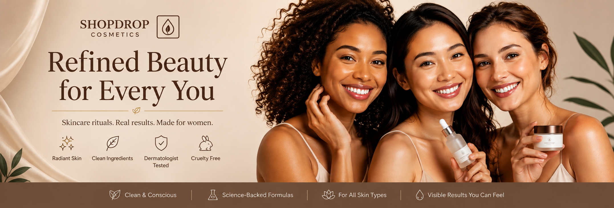 Women's Collection — Refined Beauty for Every You — ShopDrop Cosmetics