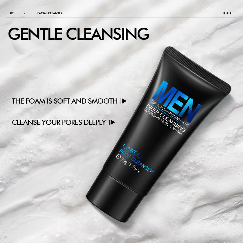 Men's Exfoliating Cleansing Face Wash