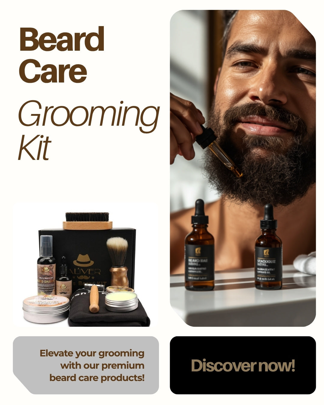 ShopDrop Men's Complete Beard Kit