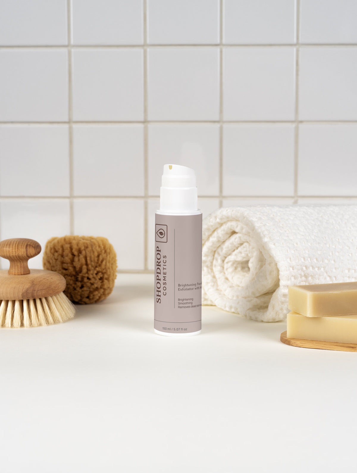 Brightening Face & Body Exfoliator with Kojic Acid
