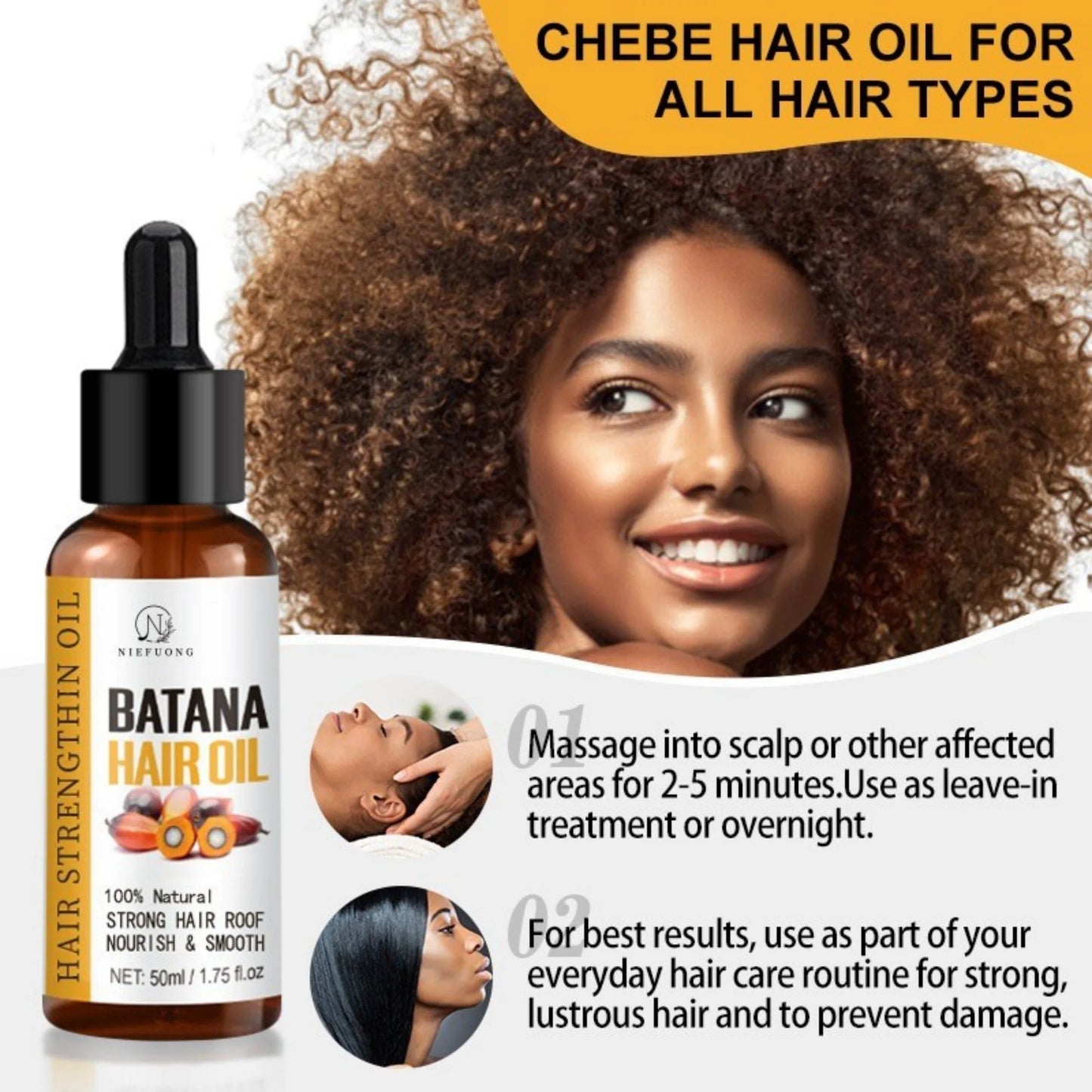 Pure Batana Miracle Hair Oil – Repair, Grow & Strengthen