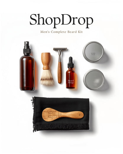 ShopDrop Men's Complete Beard Kit